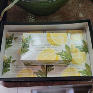 5 Pks Shugar Soapworks Oatmeal & Lemon Verbena Jumbo Bar Soap Vegan 6.5 OZ